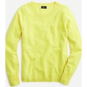 J. Crew Citron Slim Fit Cashmere Crewneck Sweater XXS Long Sleeve Closet Staple